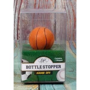 Epic Sports-Themed Basketball Bottle Stopper‎